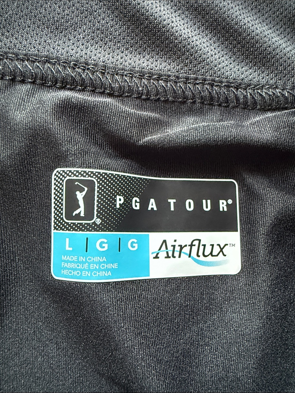 PGA Tour 16” Airflux Golf Skort, Tummy Control, Sun Protection, Black, Size L - Picture 5 of 9